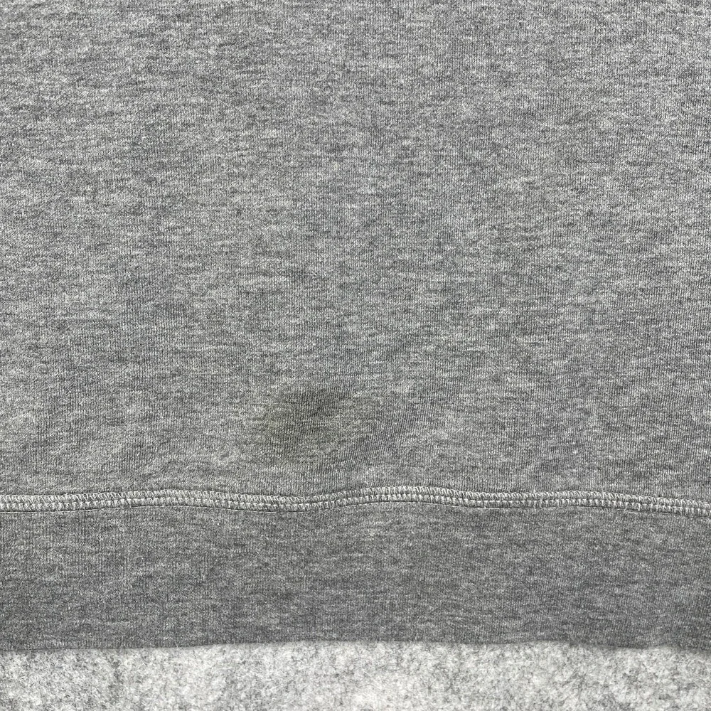 Bugatchi Uomo Sweater Mens Medium Gray 1/4 Zip Pullover Mock Neck Casual